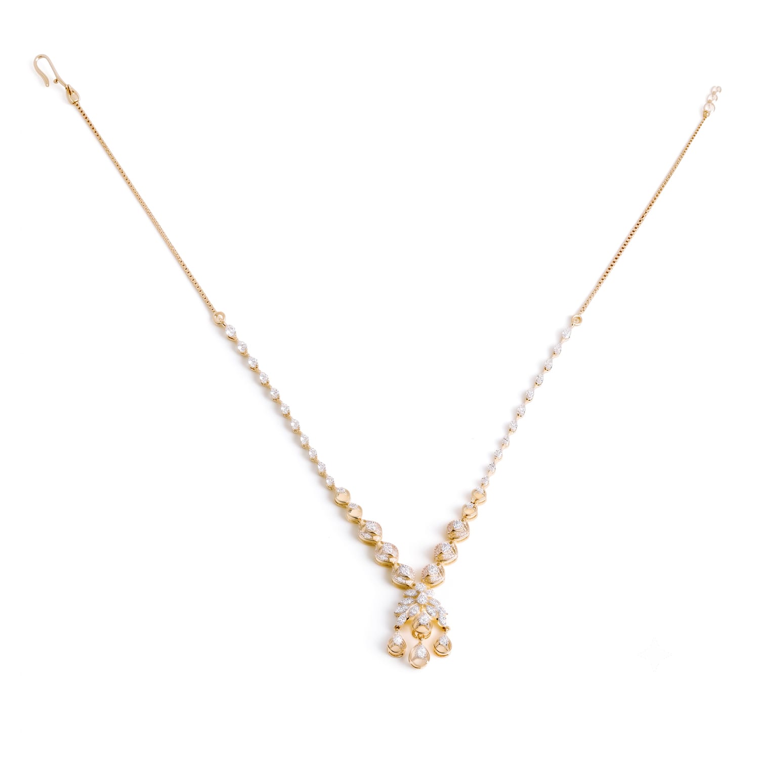 Elegance Sparkling Diamond Necklace