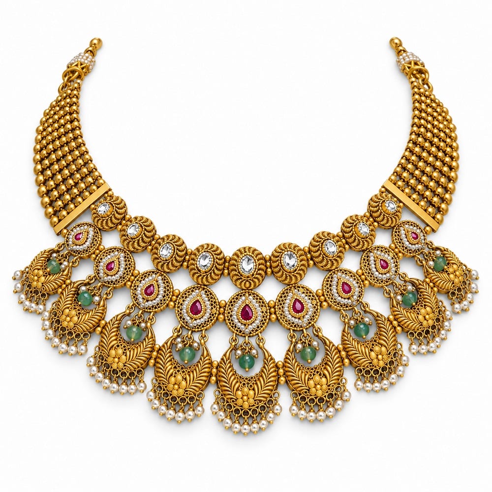 Grand Antique Broad Necklace