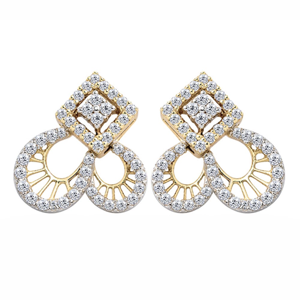 Royal Infinity Sparkle Diamond Earrings