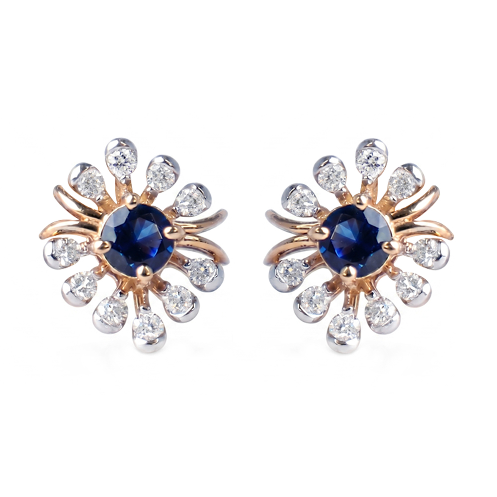 Elegant Sparkling Stud Earrings