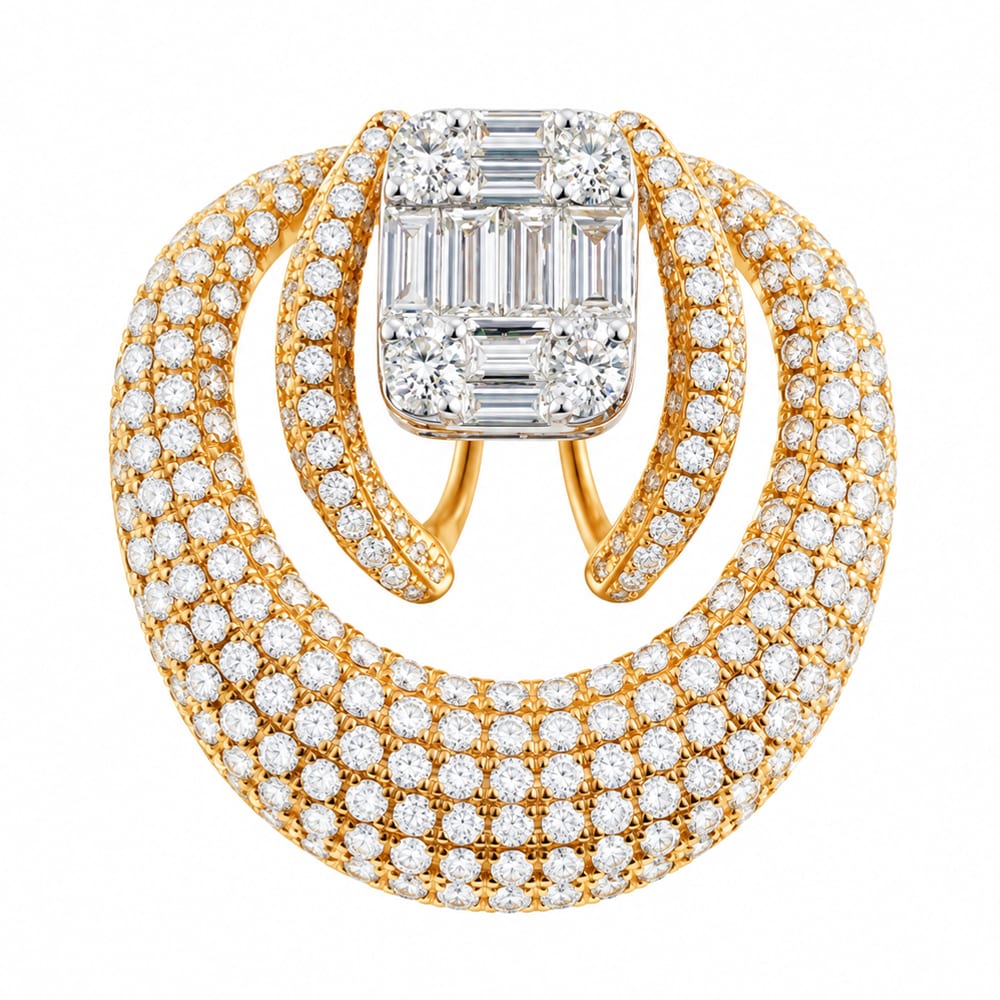 Elegance and Modern Diamond Tanmania Pendant