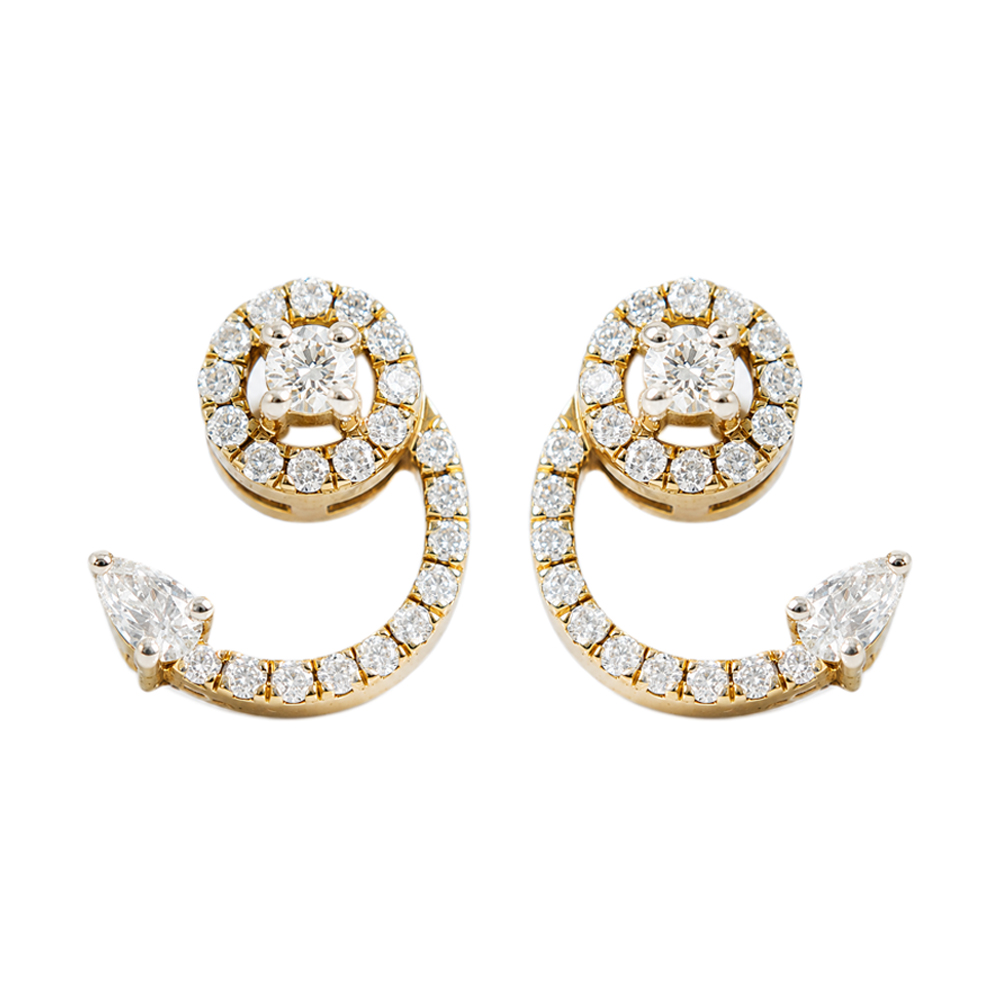 Elegant Diamond Earrings