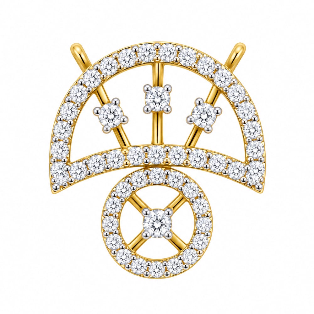 Elegant & Modern Diamond Tanmania Pendant