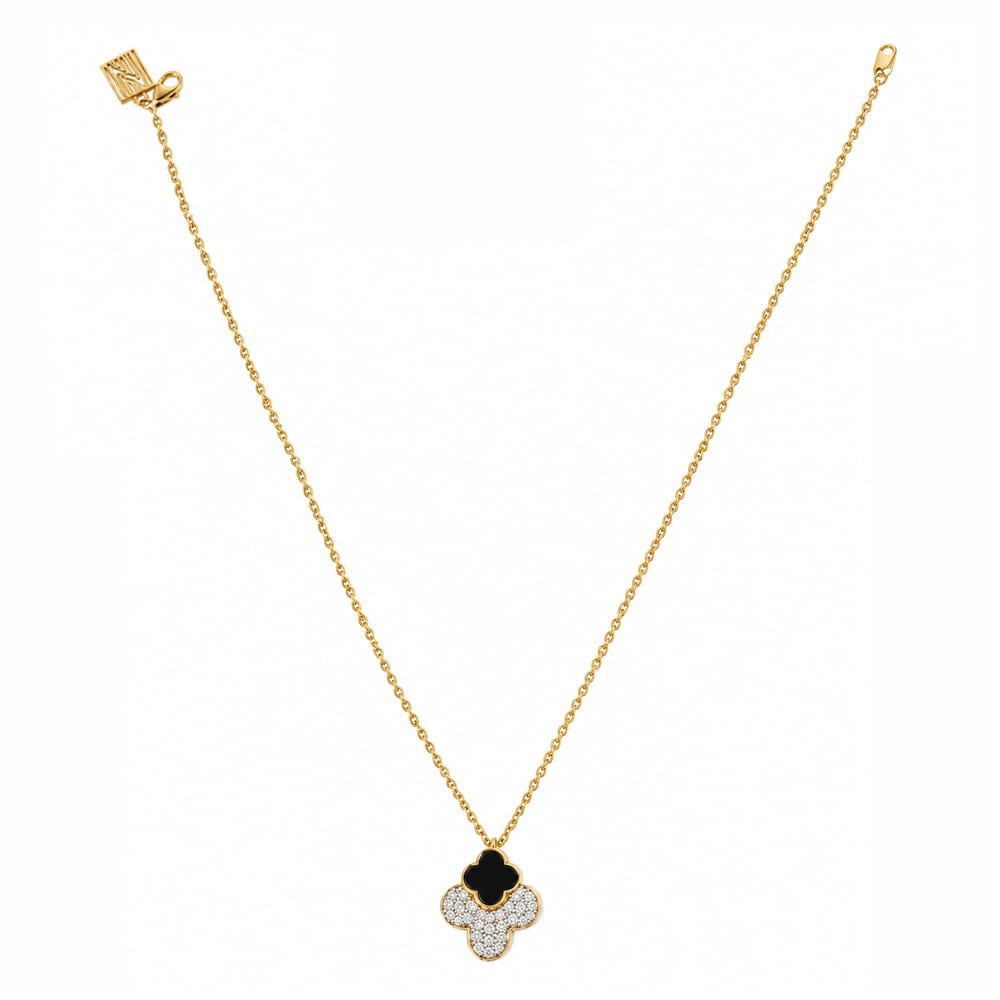 Midnight Clover Diamond Necklace