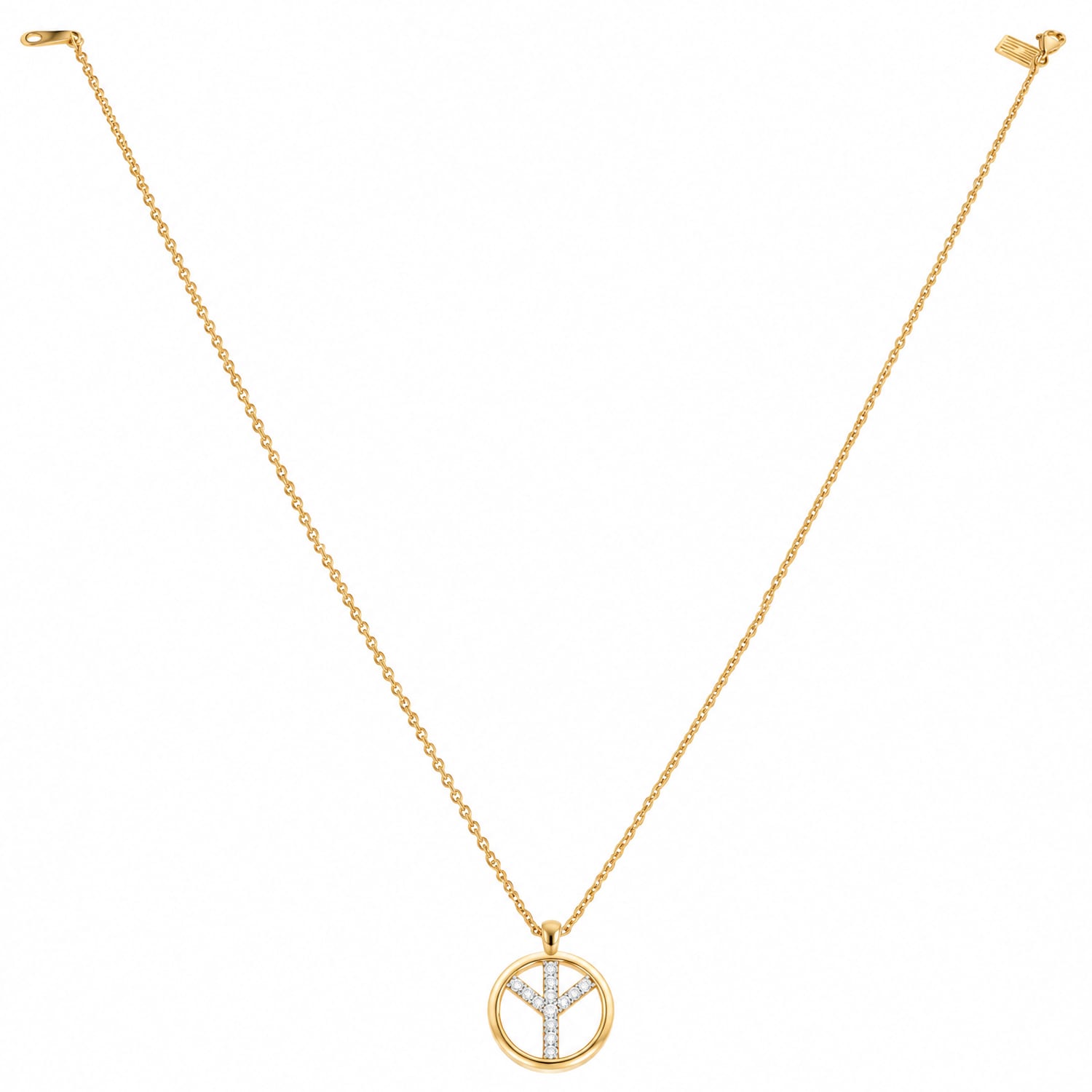 Radiant Harmony Diamond Pendant Necklace