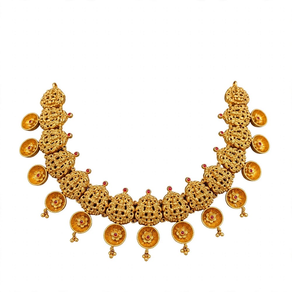 Traditional Gold Temple Necklace