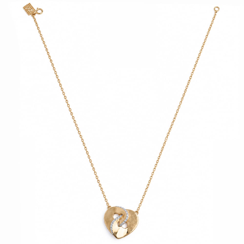 Eternal Love Heart Diamond Necklace
