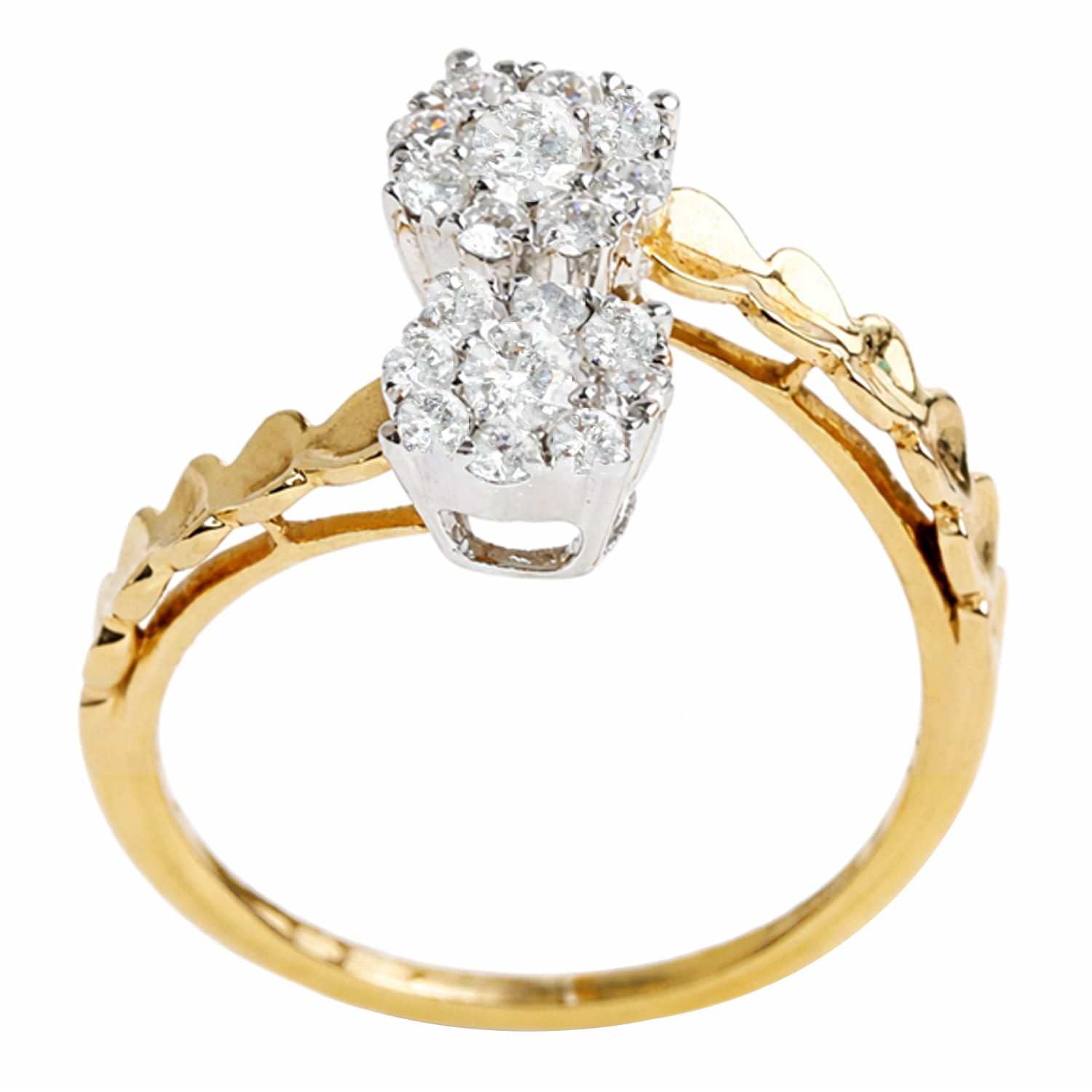 Chic Silhouette Fashionable Diamond Ring