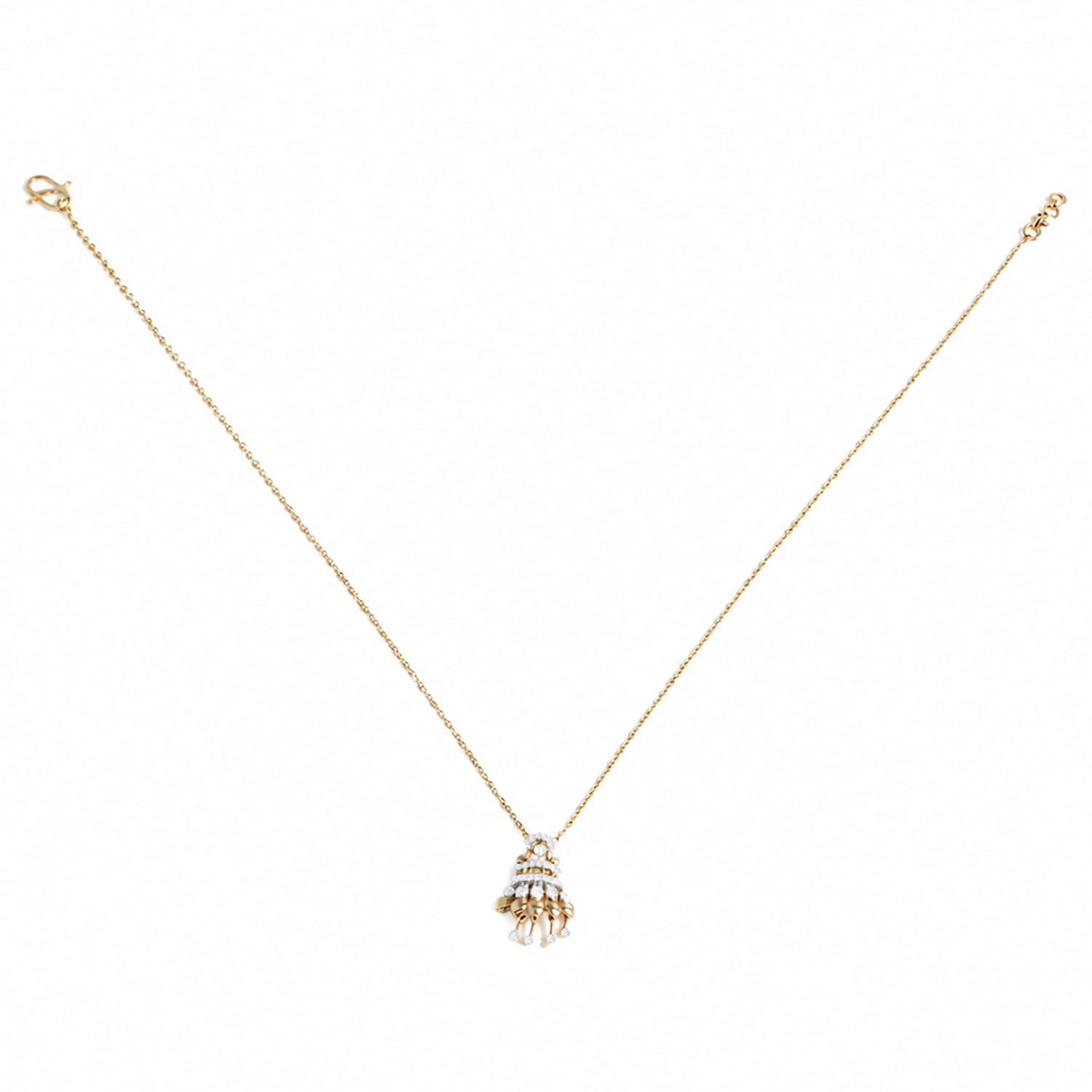 Elegant Sparkling Diamond Pendant Necklace
