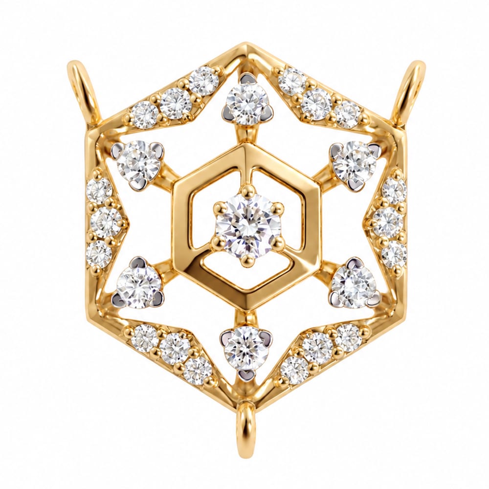 Elegant & Sparkling Tanmania Diamond Pendant