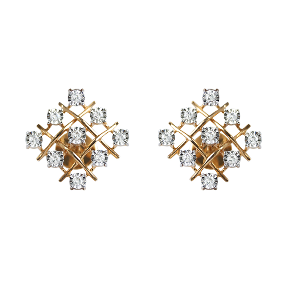 Elegant Luxurious Diamond Earrings